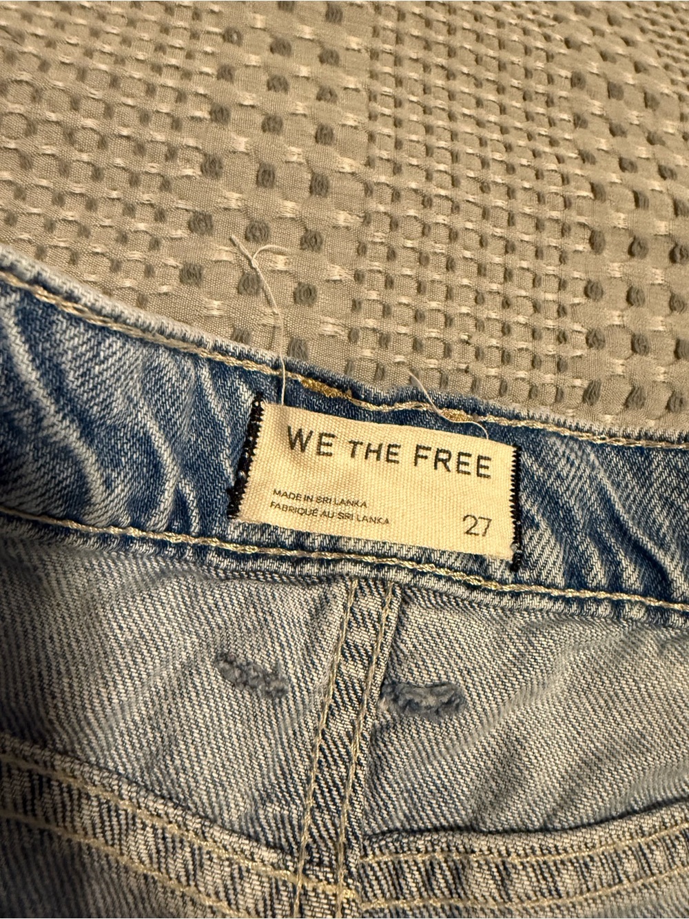 We The Free Lainey Denim Mini Skirt - Picture 2 of 3